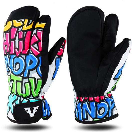 Guantes de Esquí Térmicos de Tres Dedos con Aislamiento Reforzado - Image 11