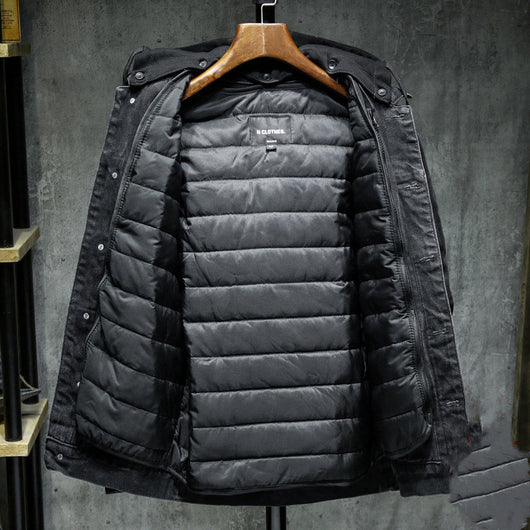 Abrigo de Invierno con Capucha Acolchada y Forro de Terciopelo - Image 10
