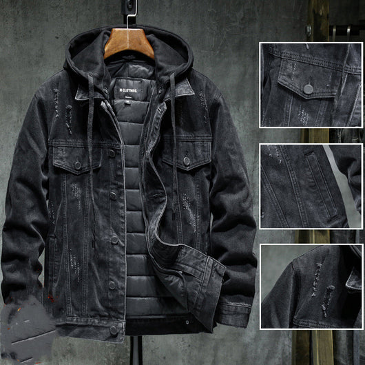 Abrigo de Invierno con Capucha Acolchada y Forro de Terciopelo - Image 12
