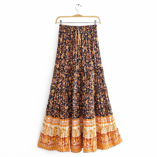 Blusa Elegante Hombros Descubiertos con Falda Midi - Image 2
