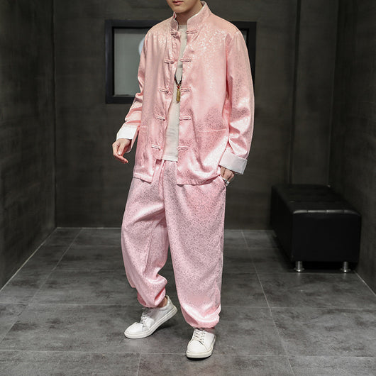 Traje Túnica Chino Retro Slim Hanfu - Image 12
