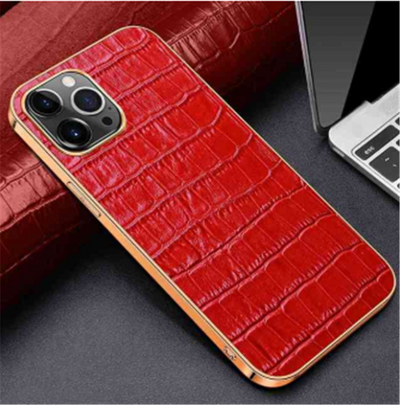 Funda Protectora de Cuero para Apple con Acabado Electrochapado - Image 11