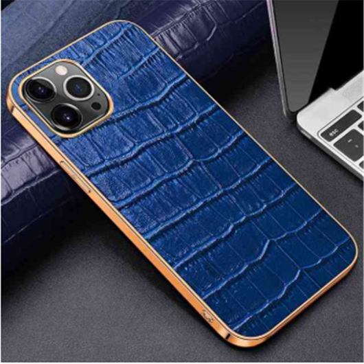 Funda Protectora de Cuero para Apple con Acabado Electrochapado - Image 9
