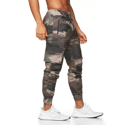 Pantalón Deportivo Camuflado Holgado de Secado Rápido para Fitness - Image 13