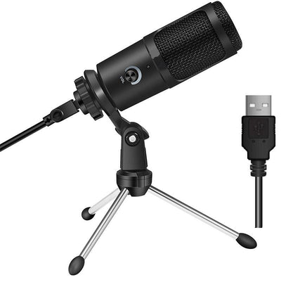 Micrófono de Grabación en Vivo Compatible con Apple + Trípode de Escritorio - Image 7