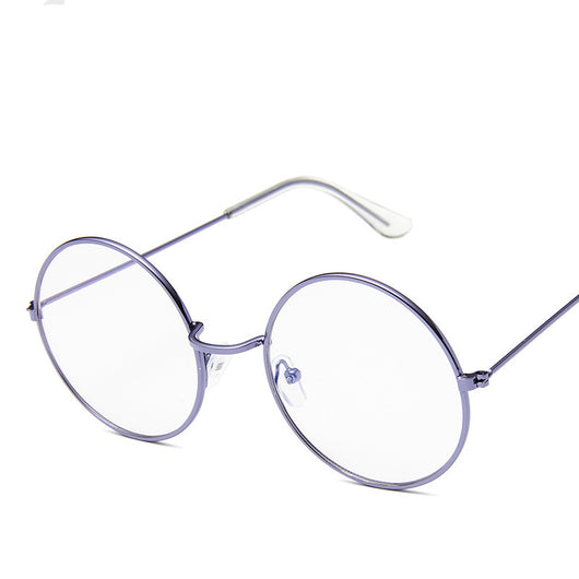 Gafas de Sol Retro Redondas para Mujer con Efecto Espejo Rosa - Image 18