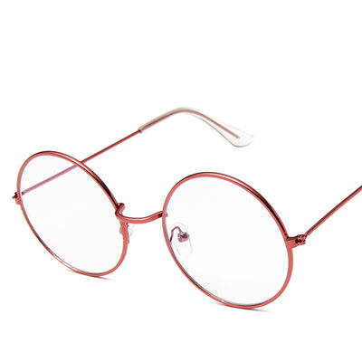 Gafas de Sol Retro Redondas para Mujer con Efecto Espejo Rosa - Image 23