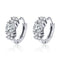 Aretes de Plata Esterlina con Circón en Tres Colores