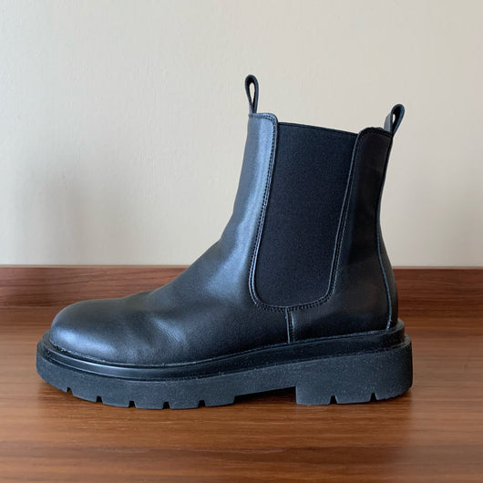 Botas Martin de Cuero para Hombre con Suela Gruesa - Estilo Urbano y Elevador - Image 15