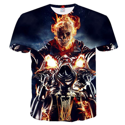 Playera Juvenil sin Cuello con Efecto 3D - Manga Corta Casual - Image 10