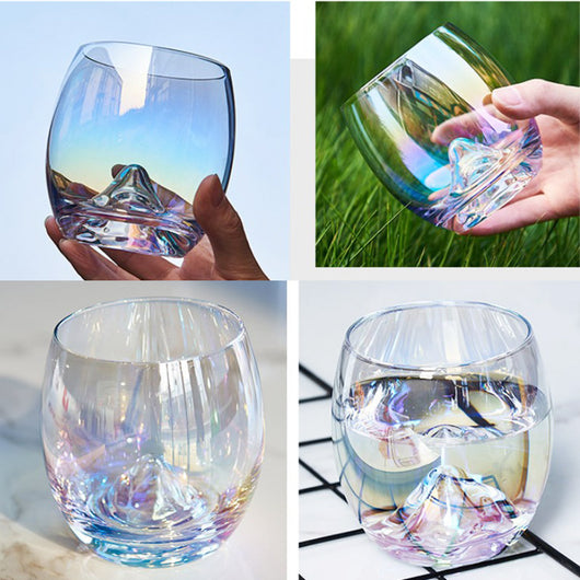 Vaso de Agua Arcoíris de Vidrio Nórdico Colorido para Toda la Familia - Image 3