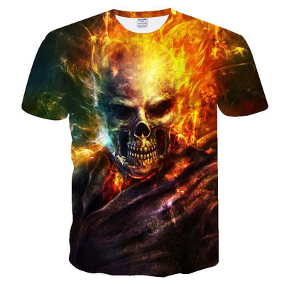 Playera Juvenil sin Cuello con Efecto 3D - Manga Corta Casual - Image 2