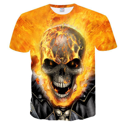 Playera Juvenil sin Cuello con Efecto 3D - Manga Corta Casual - Image 4