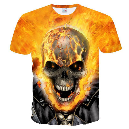 Playera Juvenil sin Cuello con Efecto 3D - Manga Corta Casual - Image 4