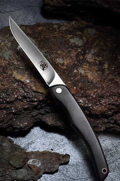 Cuchillo Plegable Japonés Premium para Carnes y Frutas - Portátil de Acero Inoxidable