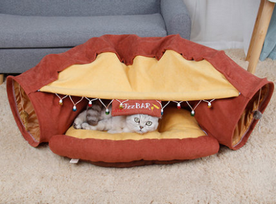 Túnel Interactivo Plegable para Gatos, Hurones y Conejos - Image 4