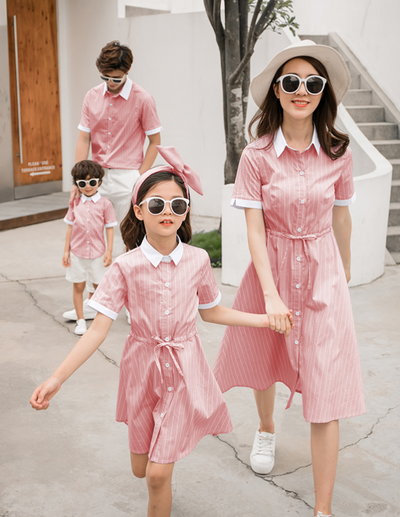 Conjunto de Blusas a Rayas para Mamá e Hijo - Ropa Coordinada Familiar - Image 10