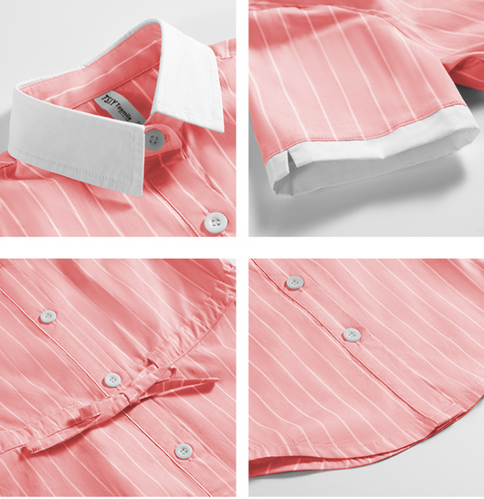 Conjunto de Blusas a Rayas para Mamá e Hijo - Ropa Coordinada Familiar - Image 12