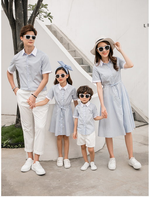 Conjunto de Blusas a Rayas para Mamá e Hijo - Ropa Coordinada Familiar - Image 15