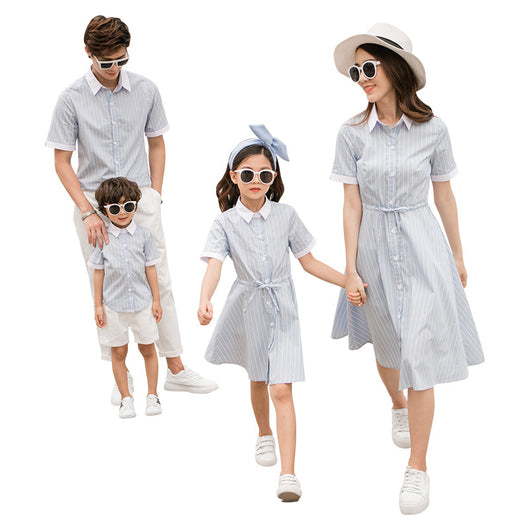 Conjunto de Blusas a Rayas para Mamá e Hijo - Ropa Coordinada Familiar - Image 5