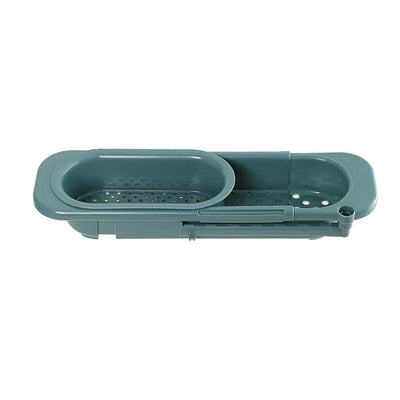 Organizador Telescópico para Fregadero - Estante Ajustable con Soporte para Jabón y Esponja - Image 15
