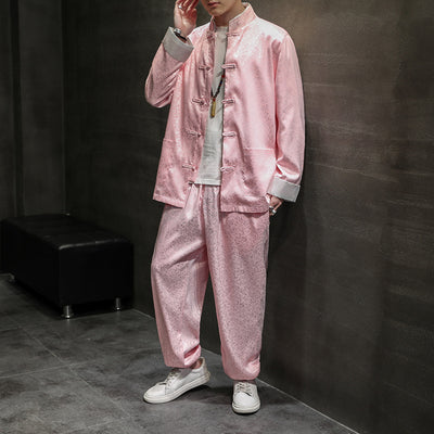 Traje Túnica Chino Retro Slim Hanfu - Image 4