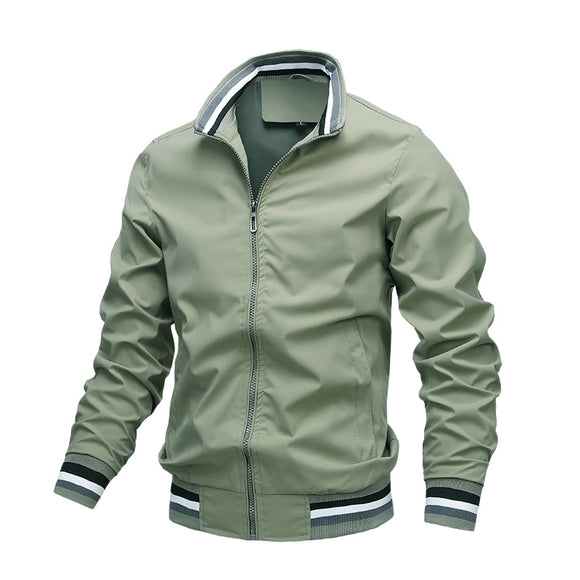 Chaqueta Deportiva Hombre Colores Sólidos
