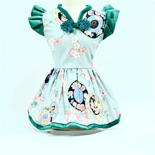 Vestido Princesa Chino Retro para Perros - Estilo Verano Elegante - Image 7