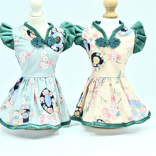 Vestido Princesa Chino Retro para Perros - Estilo Verano Elegante - Image 8