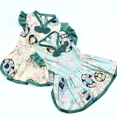 Vestido Princesa Chino Retro para Perros - Estilo Verano Elegante - Image 10
