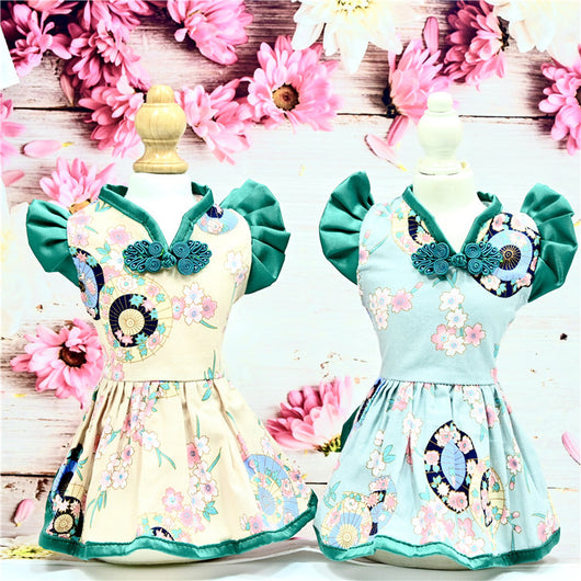 Vestido Princesa Chino Retro para Perros - Estilo Verano Elegante - Image 5