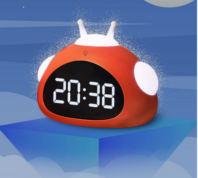 Reloj Despertador Infantil con Luz Nocturna y Diseño de Mascota - Image 7