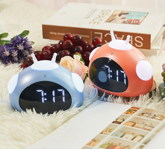 Reloj Despertador Infantil con Luz Nocturna y Diseño de Mascota - Image 10