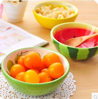 Tazón de Cerámica Frutas - Diseño Sandía, Naranja y Limón - Image 13