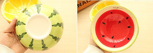 Tazón de Cerámica Frutas - Diseño Sandía, Naranja y Limón - Image 14
