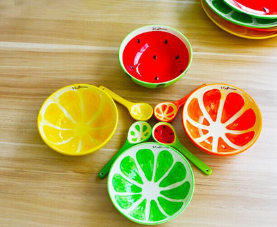 Tazón de Cerámica Frutas - Diseño Sandía, Naranja y Limón - Image 19