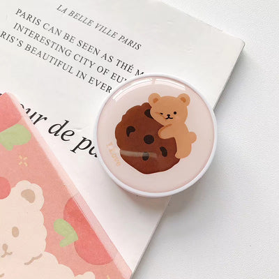 Soporte de Anillo Airbag Plegable con Diseño Cartoon para iPhone, Samsung, Xiaomi y Huawei