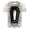 Camiseta Estampada Heavy Metal Cuello Redondo Manga Corta