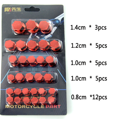 Tapas Decorativas para Tornillos de Motocicleta y Scooter - Image 7
