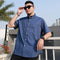 Camisa de Negocios Casual Efecto Denim para Hombre
