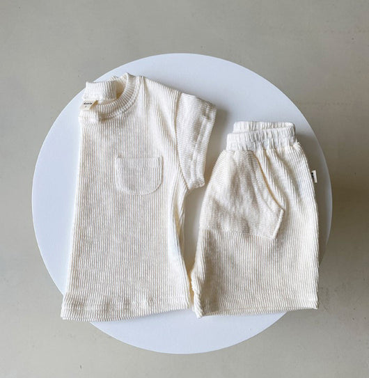 Romper Infantil de Verano - Camiseta Suelta de Algodón con Bolsa Triangular - Image 3