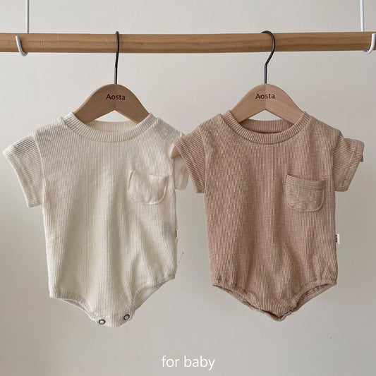 Romper Infantil de Verano - Camiseta Suelta de Algodón con Bolsa Triangular - Image 2