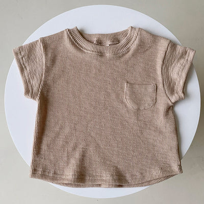 Romper Infantil de Verano - Camiseta Suelta de Algodón con Bolsa Triangular - Image 5