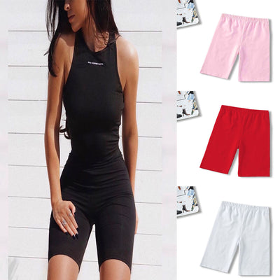 Shorts Deportivos Cintura Alta Slim Fit - Leggings Ciclismo Streetwear - Image 9