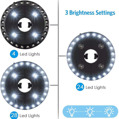 Lámpara Camping Multifuncional 24 LED - Luz Portátil con Paraguas Desmontable - Image 13