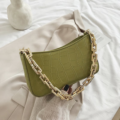 Bolsa de Hombro Elegante con Cadena - Diseño Trendy Minimalista - Image 6