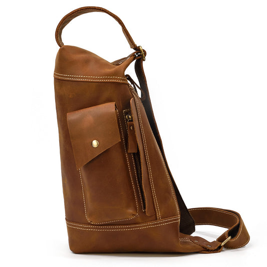 Mochila de Cuero Genuino para Hombre MAHEU - Image 2