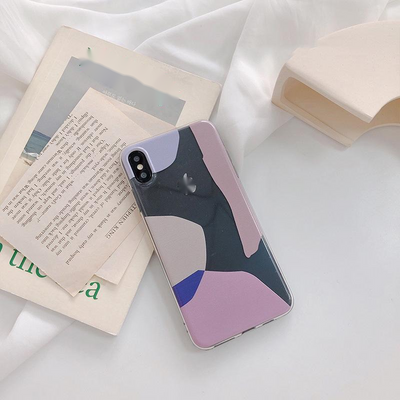 Funda Transparente con Arte Mosaico Compatible con Apple - Image 3