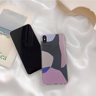 Funda Transparente con Arte Mosaico Compatible con Apple