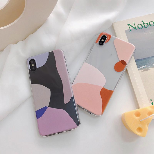 Funda Transparente con Arte Mosaico Compatible con Apple - Image 2